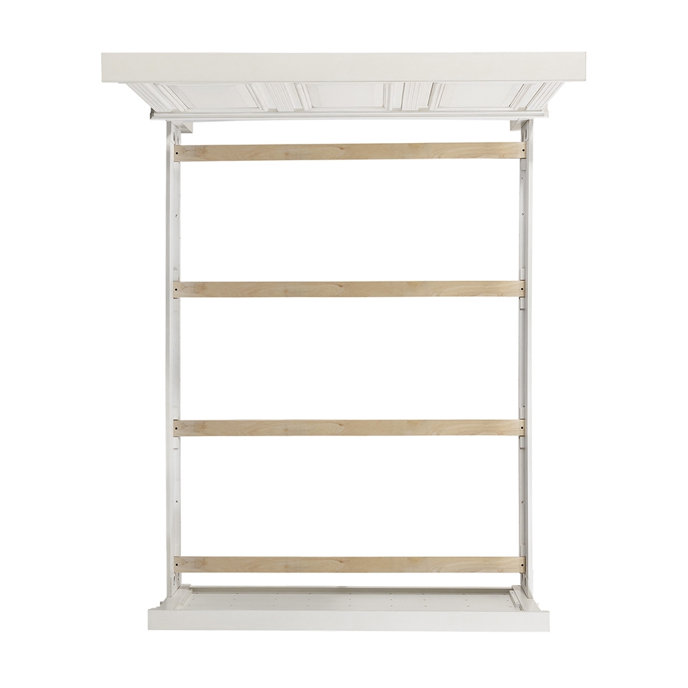 Calloway White Four Piece Set with Queen Panel Bed ( Dr, Mr, NS and Bed ) | Ellesime International 