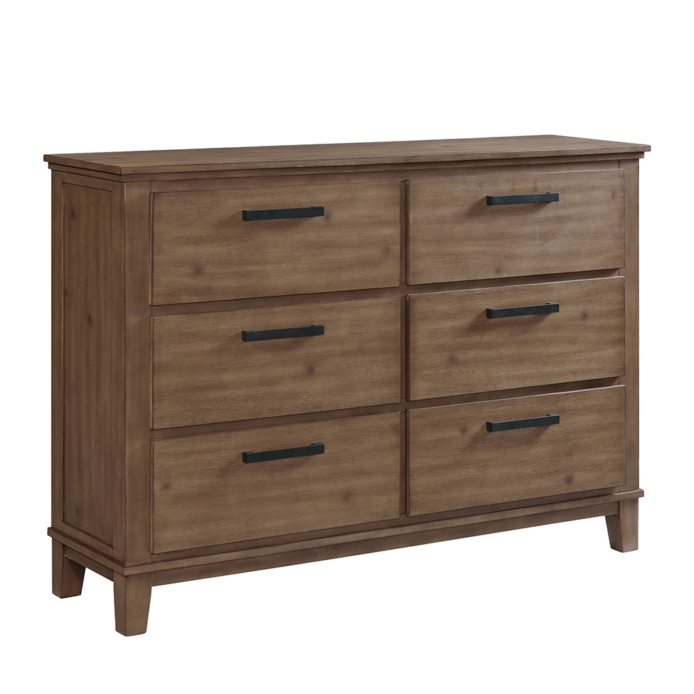 Jolene Grey Three Piece Set with Queen Storage Bed ( Dr, Mr, and Storage Bed ) | Ellesime International 