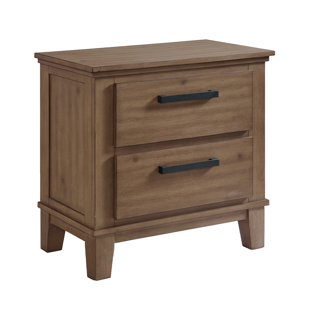 Jolene Grey Four Piece Set with Queen Storage Bed ( Dr, Mr, NS and Storage Bed ) | Ellesime International 