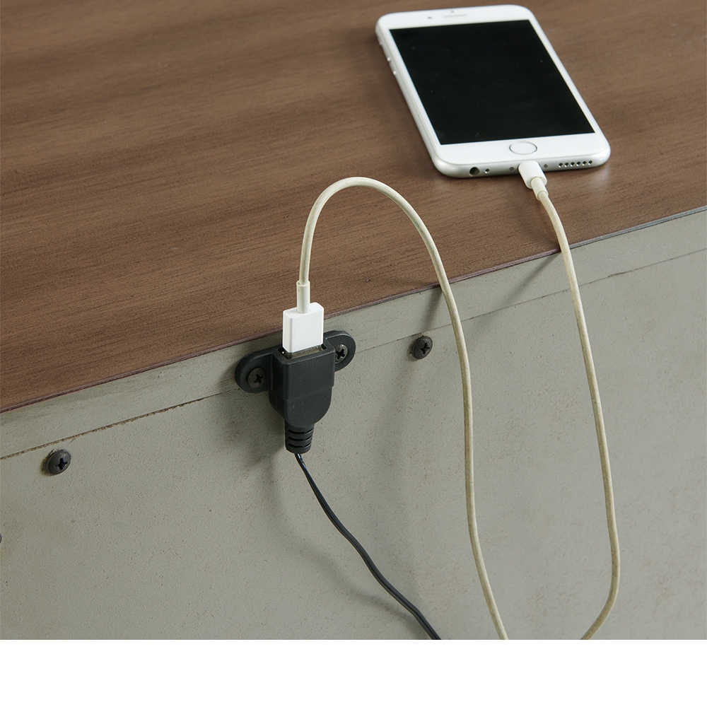 Jolene Grey Four Piece Set with Queen Storage Bed ( Dr, Mr, NS and Storage Bed ) | Ellesime International 