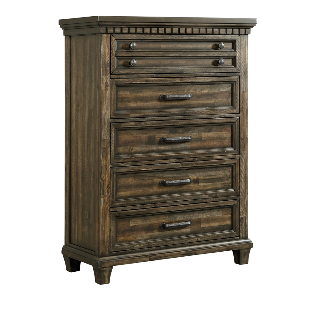 McCabe Four Piece Set with Queen Storage Bed ( Dr, Mr, Chest and Bed ) | Ellesime International 