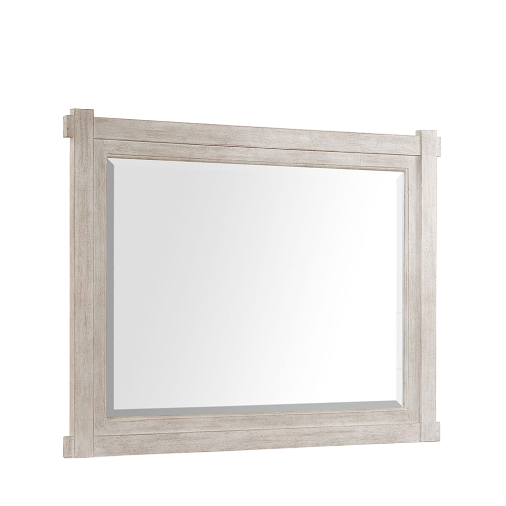 Scott White Three Piece Set with Queen Storage HB/FB Bed ( Dr, Mr, and Bed ) | Ellesime International 