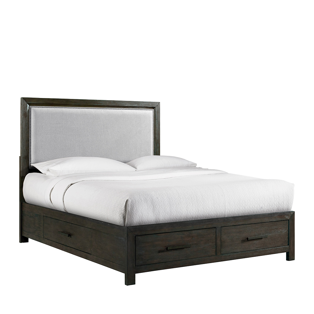 Shelby Three Piece Set with Queen Bed ( Dr, Mr, and Bed ) | Ellesime International 