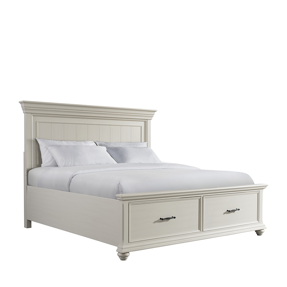 Ellesime International  | Slater White Panel Bedroom ( King Bed )