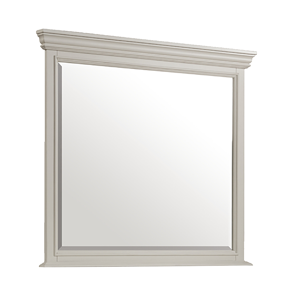 Slater White Five Piece Set with Queen Storage Bed ( Dr, Mr, Chest, NS and Bed ) | Ellesime International 