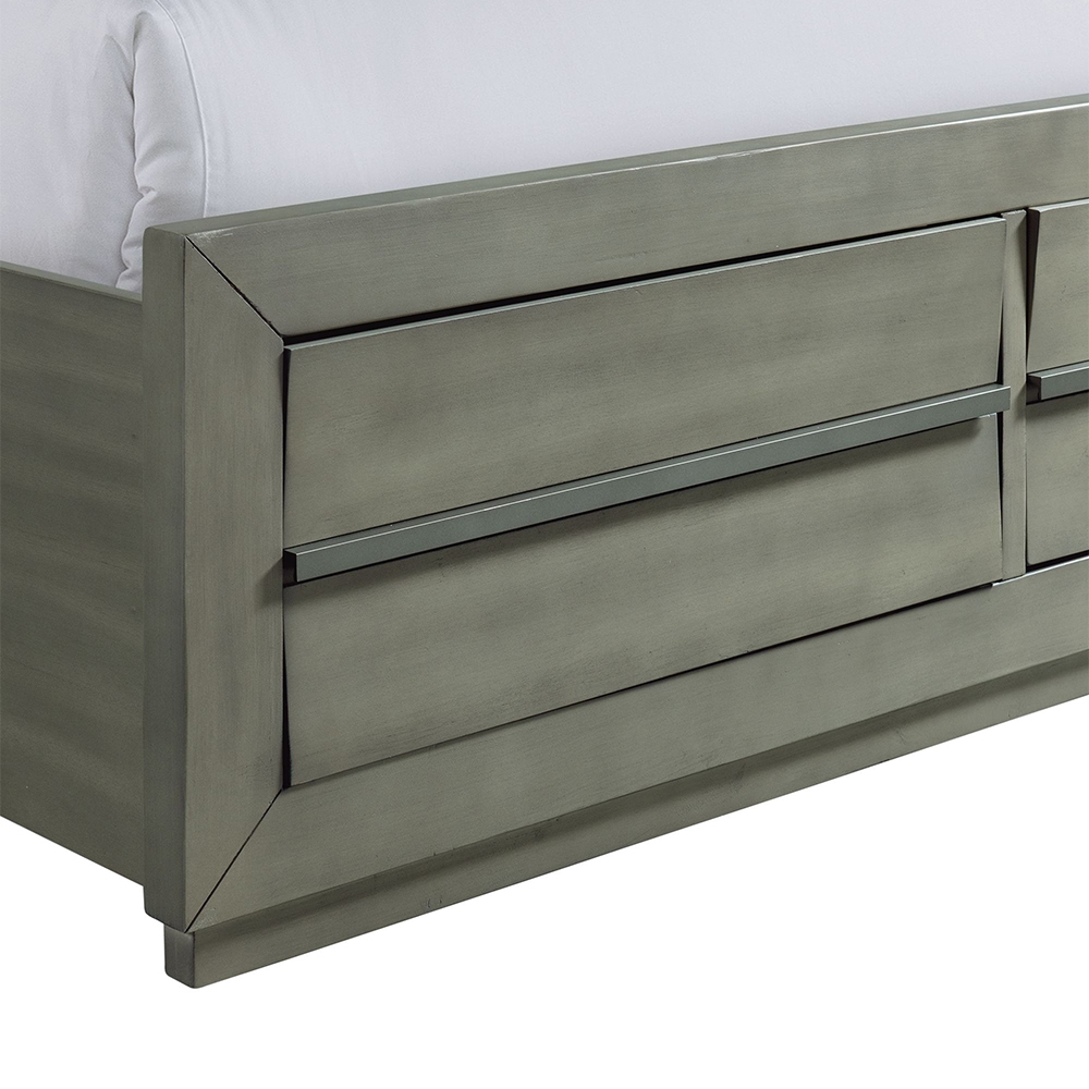 Zig Panel Storage Bedroom ( Queen Bed ) | Ellesime International 