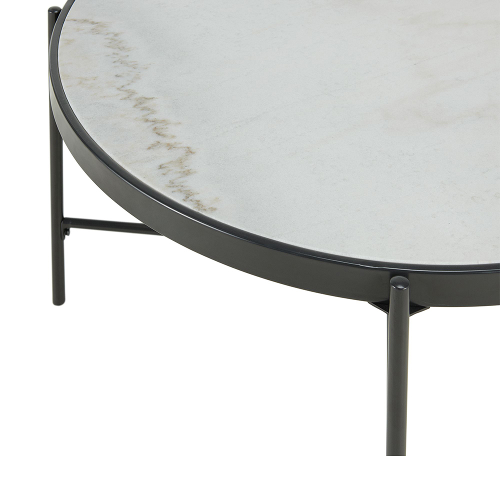 Vienna Coffee Table with Marble Top | Ellesime International 