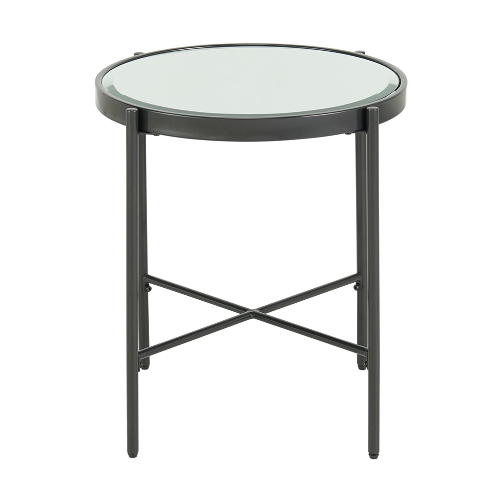 Vienna End Table with Glass Top | Ellesime International 