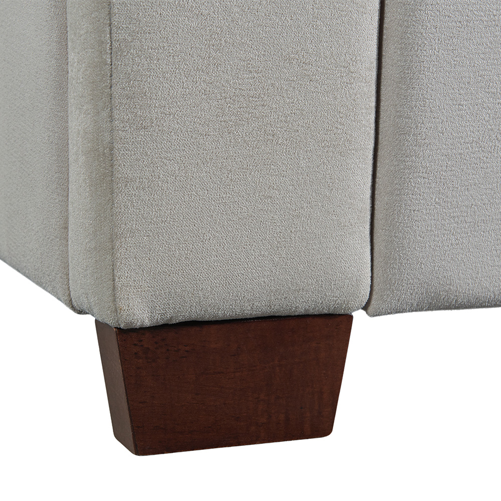 Harper Upholstered King Bed ( Grey ) | Ellesime International 