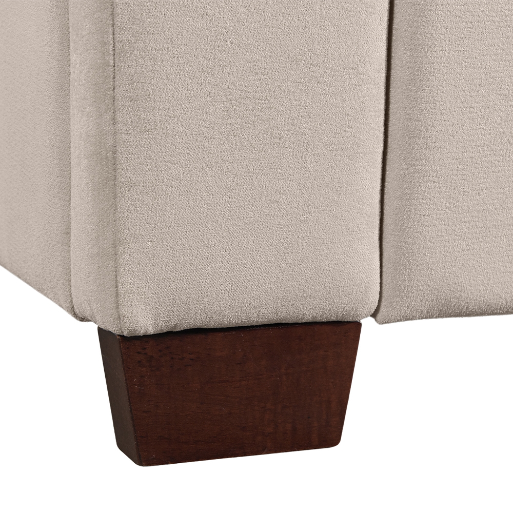 Harper Upholstered Queen Storage Bed ( Sand ) | Ellesime International 