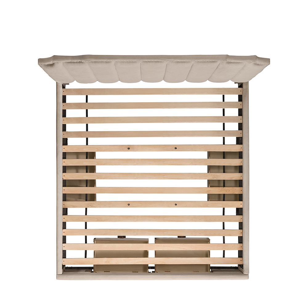 Harper Upholstered King Bed ( Sand ) | Ellesime International 