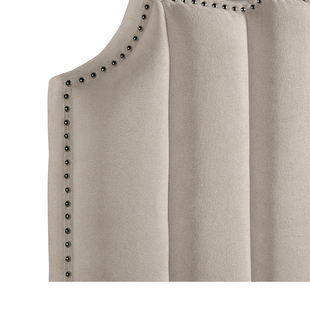 Harper Upholstered King Bed ( Sand ) | Ellesime International 