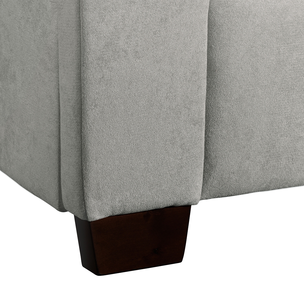 Magnolia Upholstered Queen Beds ( Grey ) | Ellesime International 