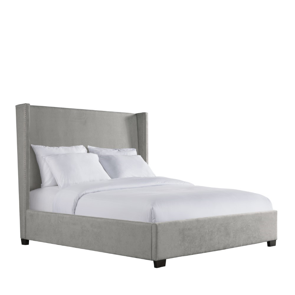 Magnolia Upholstered King Beds ( Grey ) | Ellesime International 