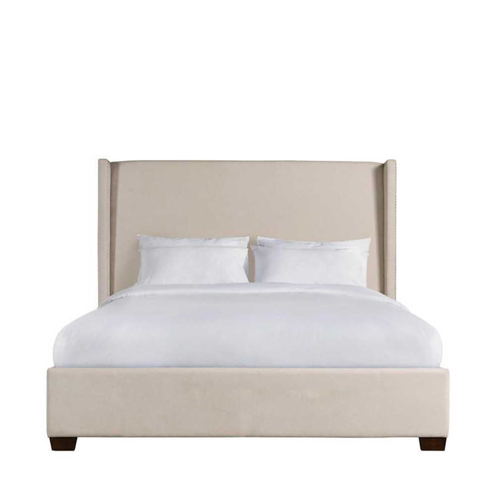 Magnolia Upholstered Queen Beds ( Sand ) | Ellesime International 