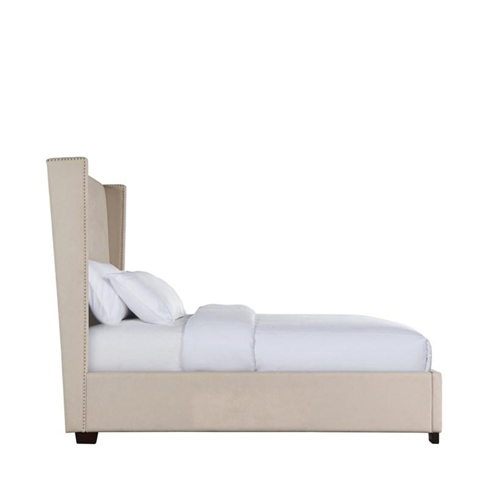 Magnolia Upholstered Queen Beds ( Sand ) | Ellesime International 