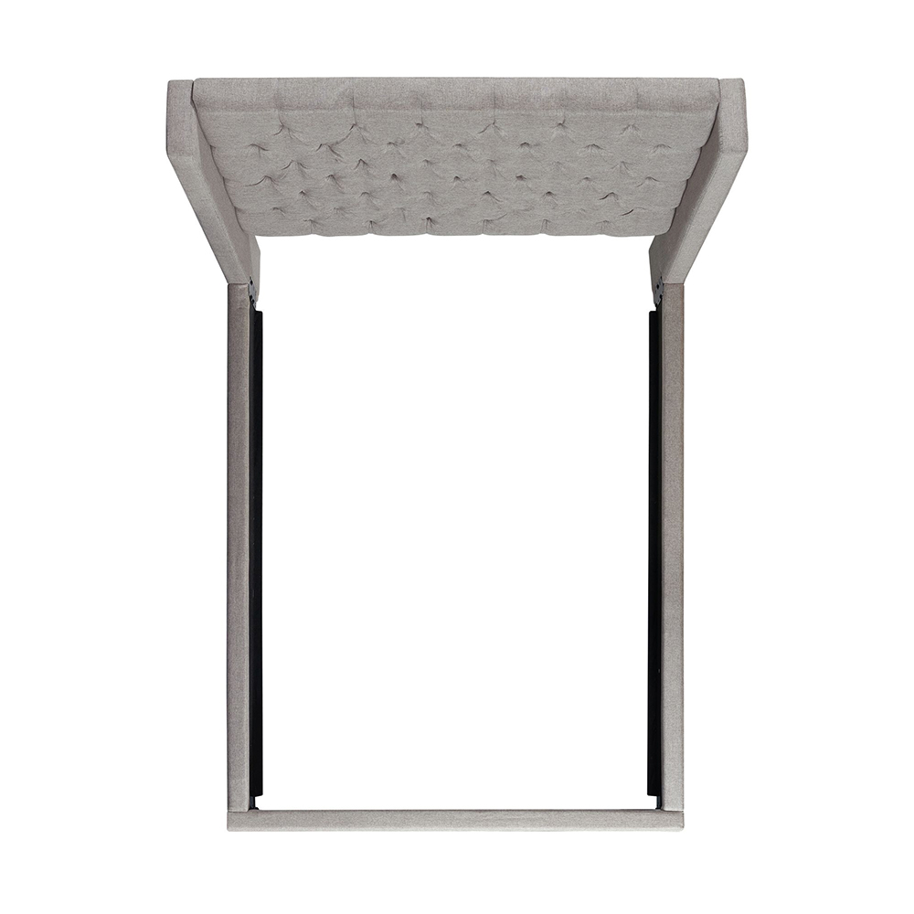 Morrow Upholstered Queen Bed ( Grey ) | Ellesime International 