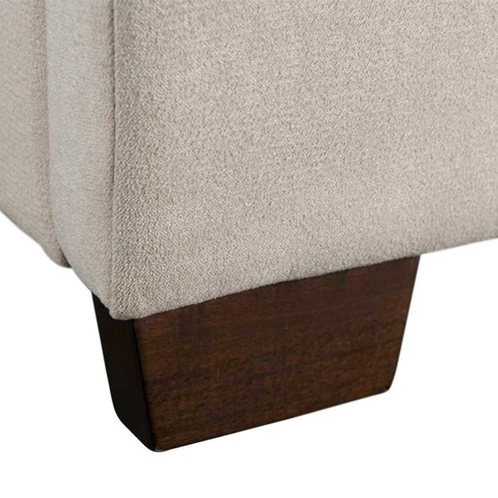 Waldorf Upholstered Queen bed ( Grey ) | Ellesime International 