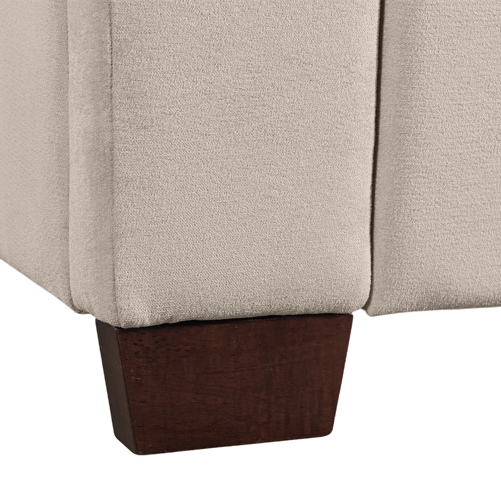 Waldorf Upholstered Queen Storage bed ( Grey ) | Ellesime International 