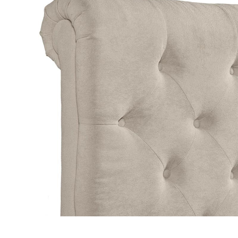 Waldorf Upholstered King Bed ( Sand ) | Ellesime International 