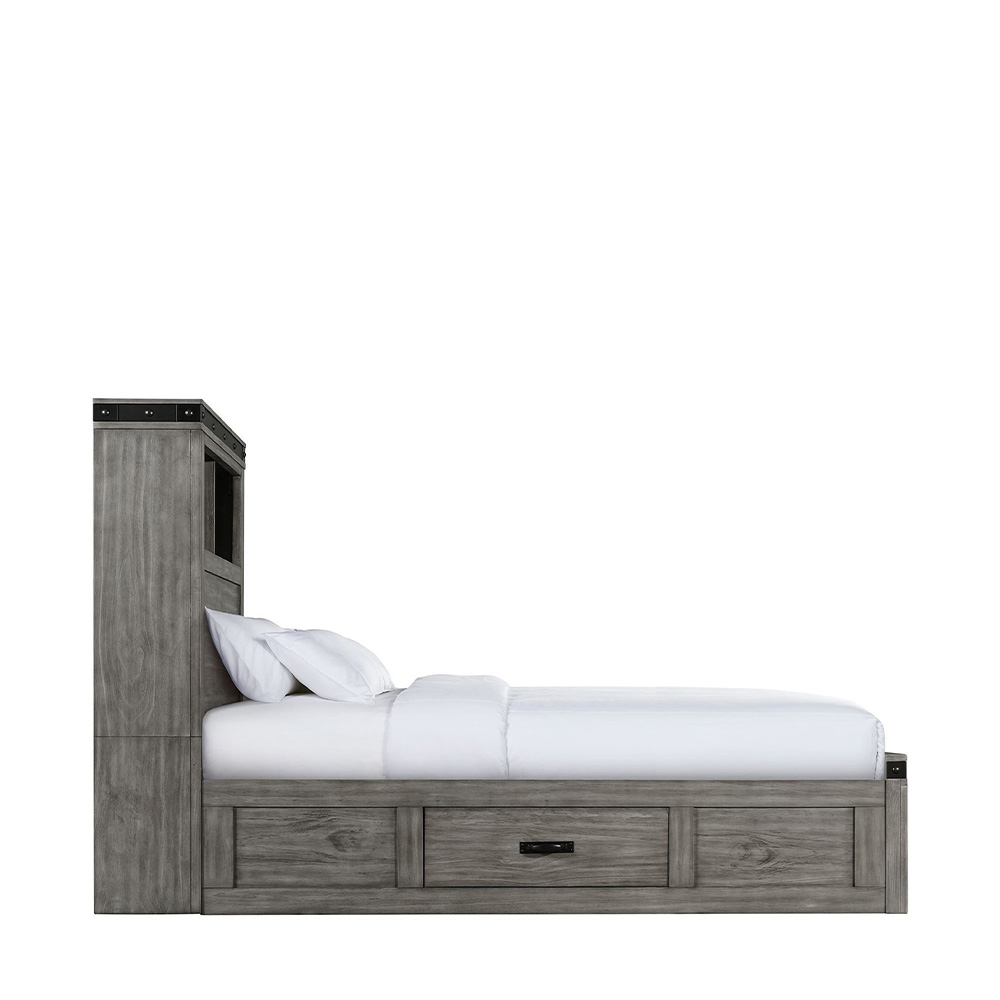 Wade Youth Four Piece Set with Twin Storage Bed ( Youth Dr, Mr, Chest and Bed ) | Ellesime International 