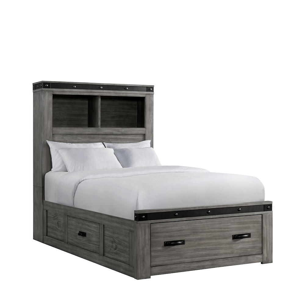 Wade Youth Four Piece Set with Twin Storage Bed ( Youth Dr, Mr, Chest and Bed ) | Ellesime International 