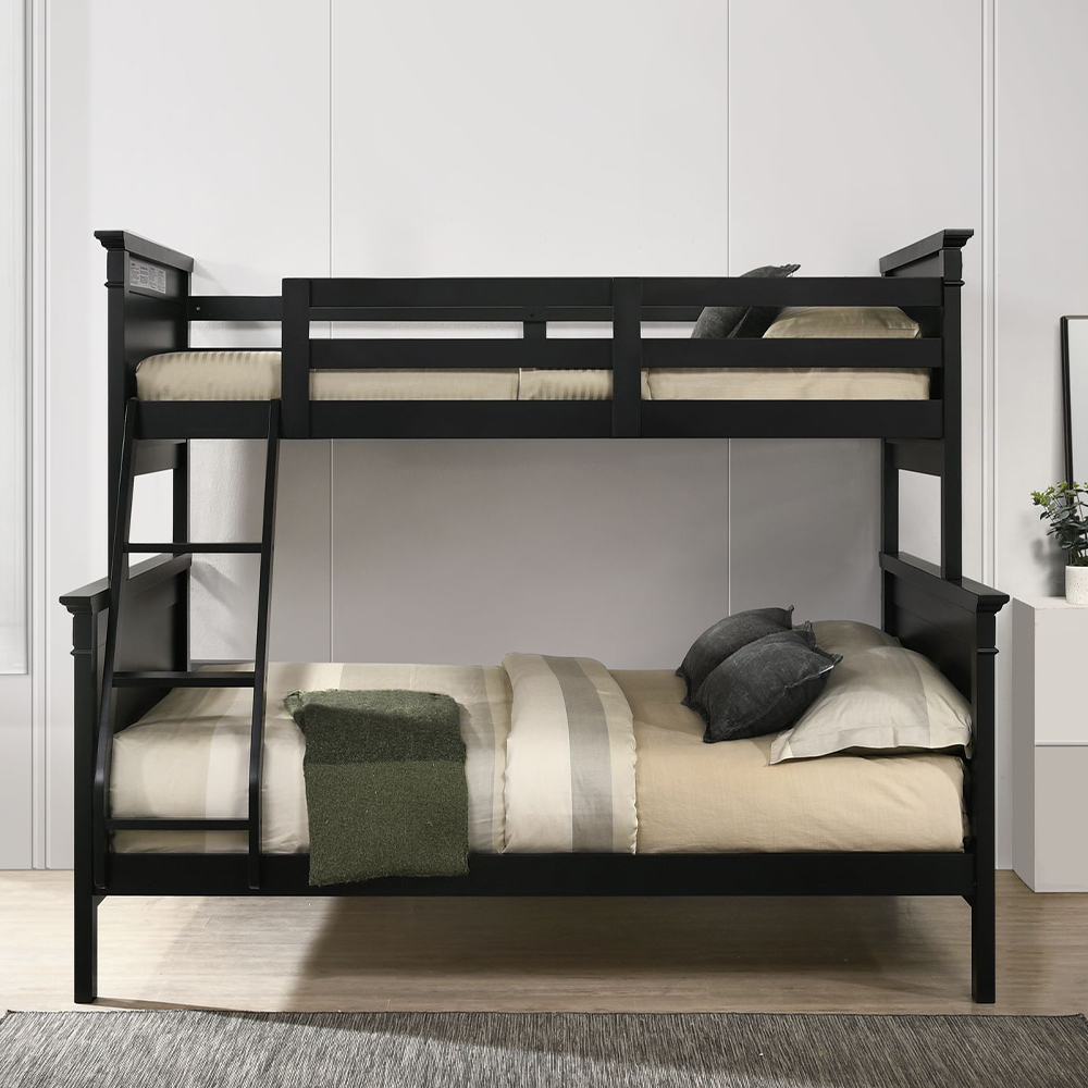 Ellesime International  | Calloway Bunk Black ( Twin Over Full Bunk )