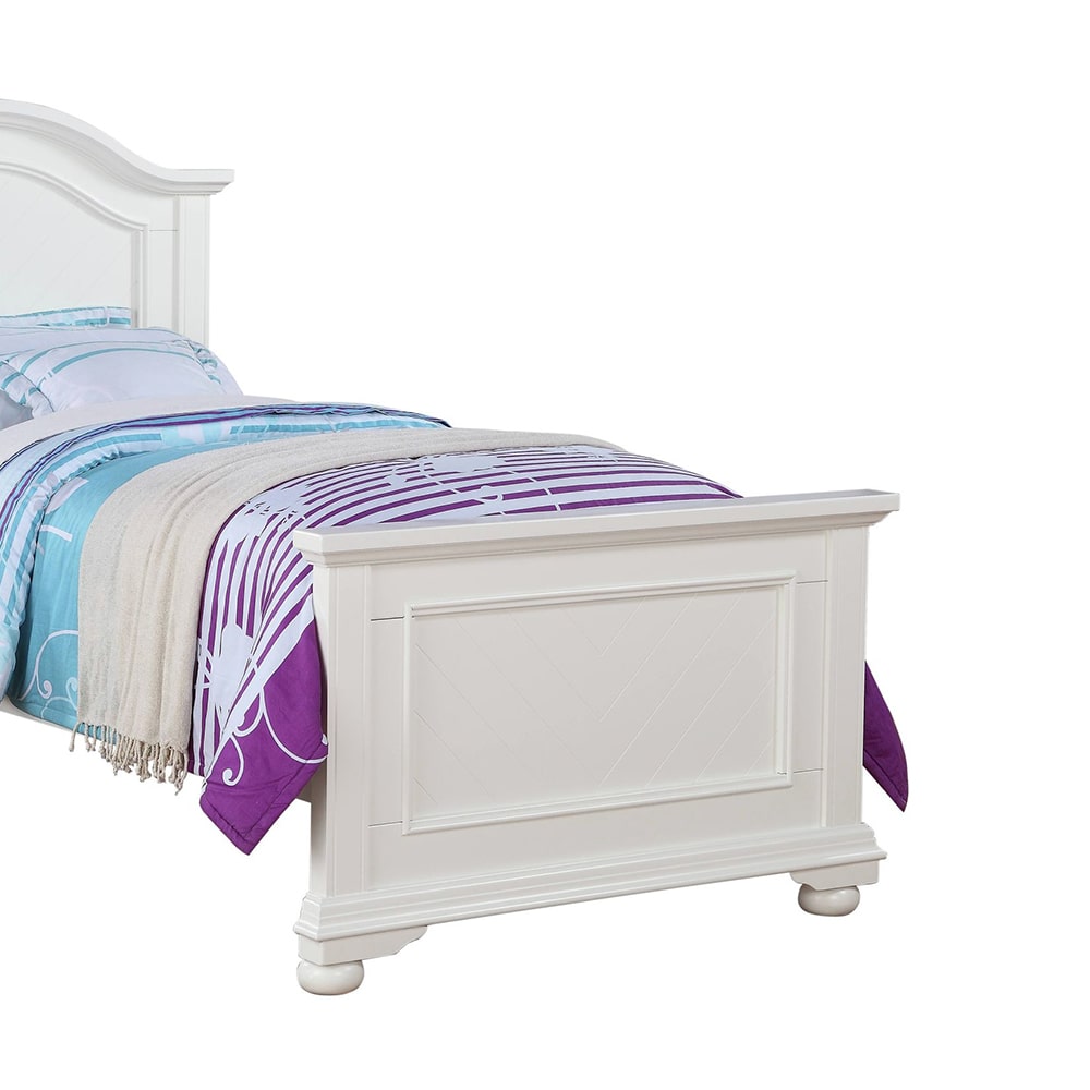 Brook White Panel Bedroom ( Twin Bed ) | Ellesime International 