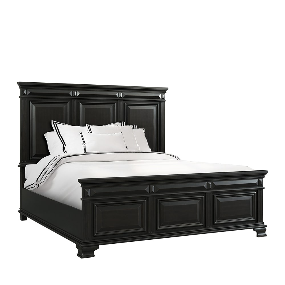 Ellesime International  | Calloway Black Panel Bedroom ( King Bed )