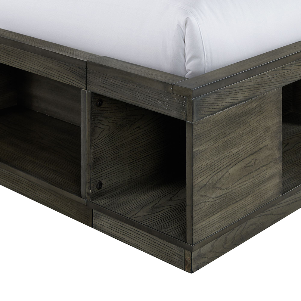 Elation Panel Bedroom ( Queen Bed with Cubby Storage ) | Ellesime International 